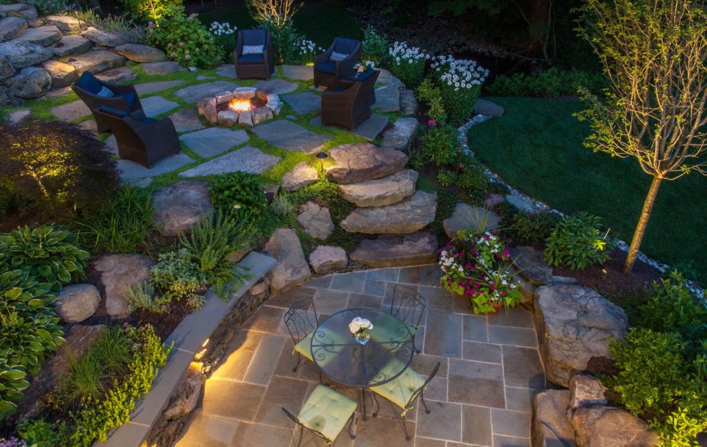 Landscape Lighting Design Installation In Fairfax Va Outdoor Types Of Landscape Lighting